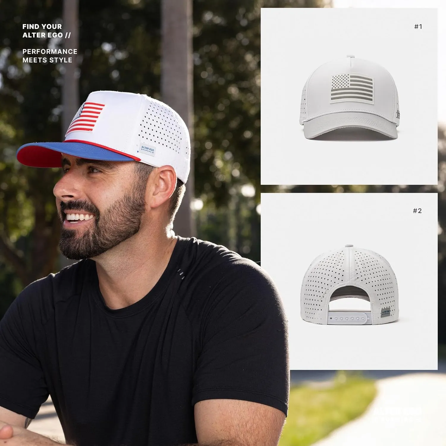 Alter Ego Coaster Splash Running Hat  Lightweight, Water Repellent, Men & Women