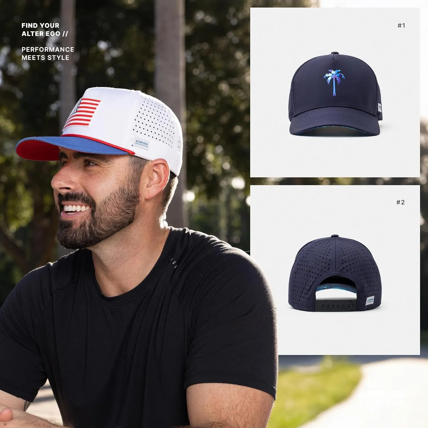 Alter Ego Coaster Splash Running Hat  Lightweight, Water Repellent, Men & Women
