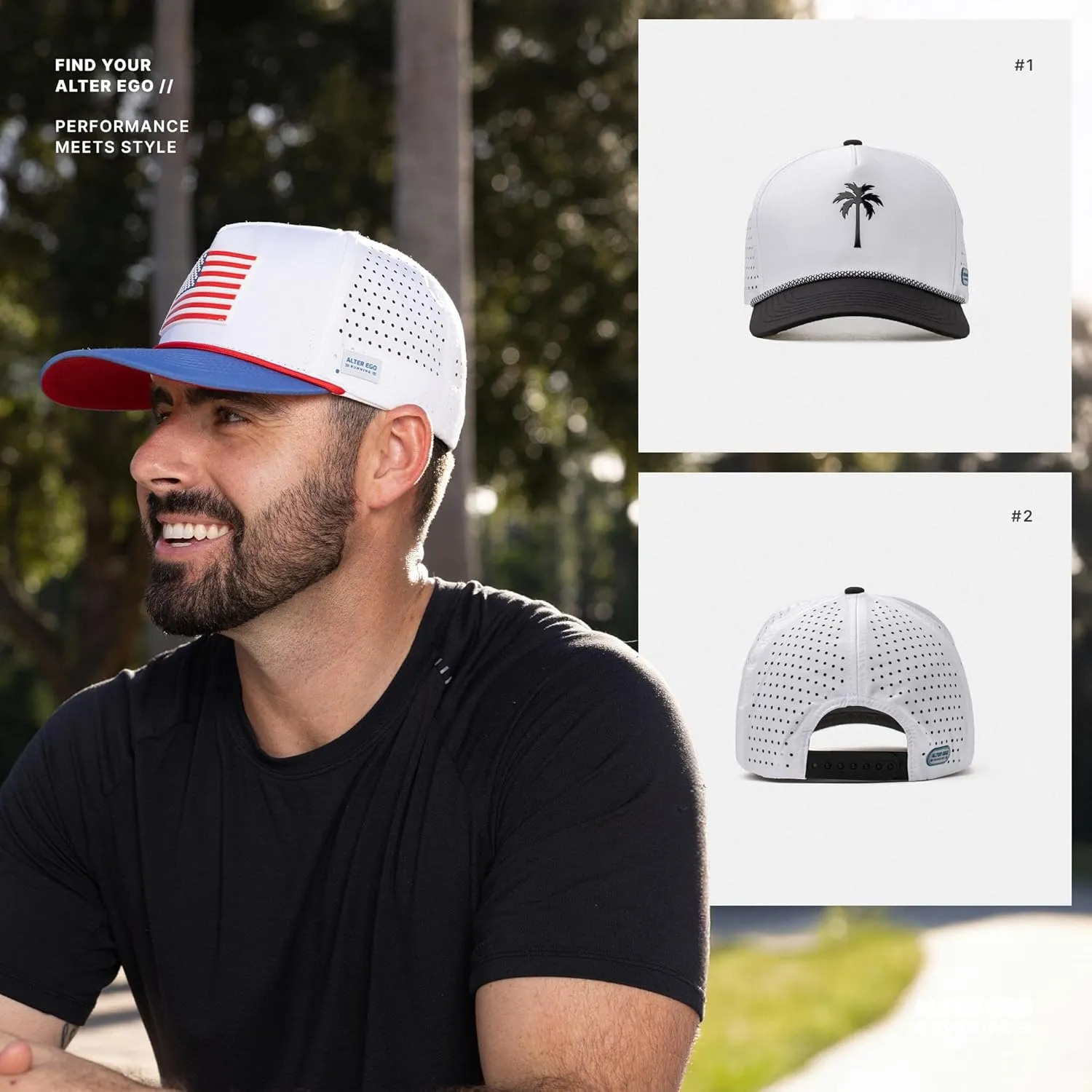 Alter Ego Coaster Splash Running Hat  Lightweight, Water Repellent, Men & Women