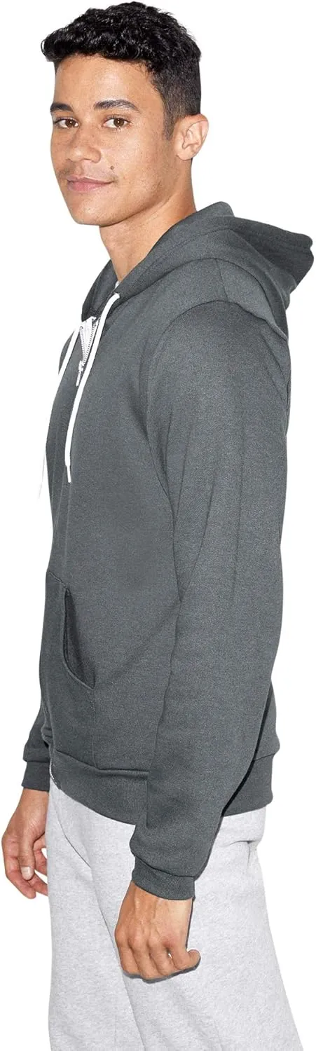 American Apparel Men's Flex Fleece Long Sleeve Zip Hoodie