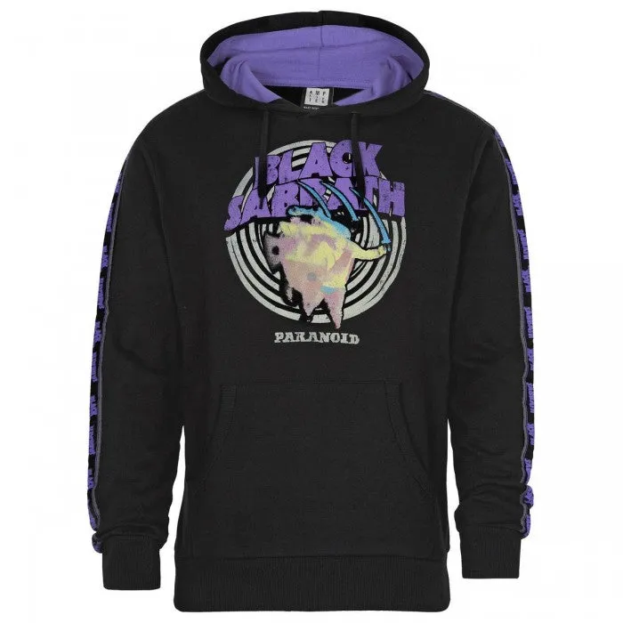 Amplified Mens Black Sabbath Fleece Taped Hoodie