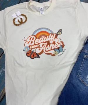 Beauty From Ashes Vintage Design Tee