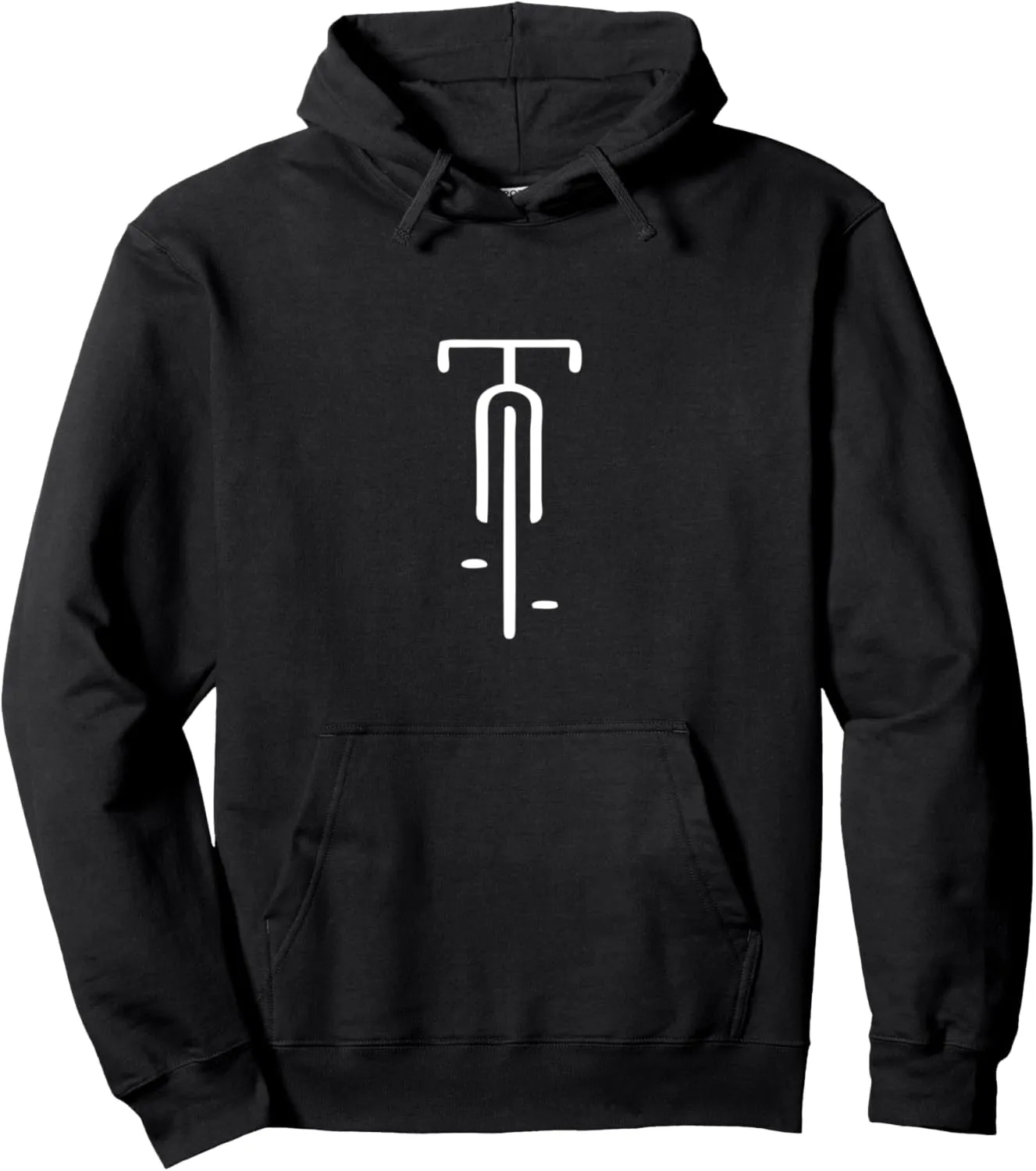 Bike logo minimal Retro, Cycling and Bicycle Lovers Pullover Hoodie