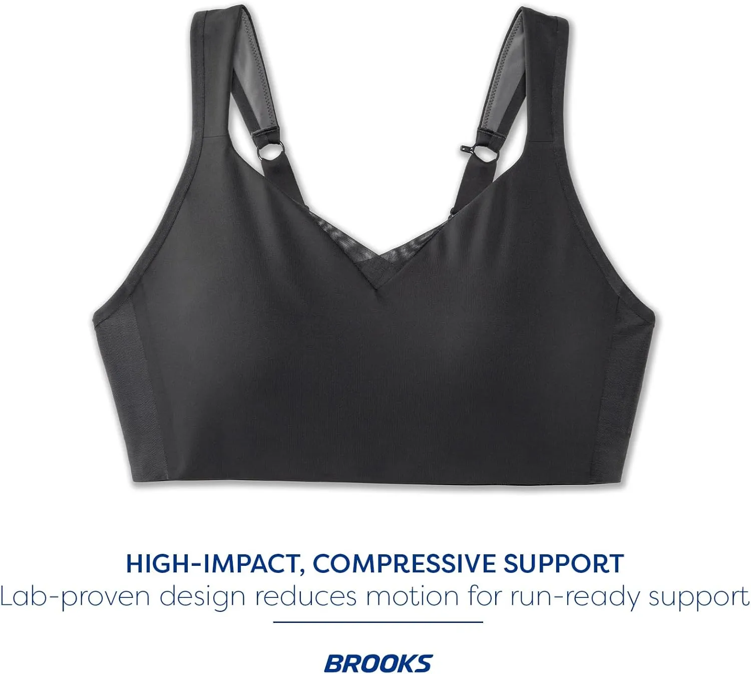 Brooks Women's Convertible Run Bra for High Impact Running, Workouts & Sports with Maximum Support