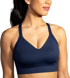 Brooks Women's Interlace Sports Bra for High Impact Running, Workouts & Sports with Maximum Support