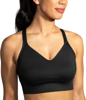 Brooks Women's Interlace Sports Bra for High Impact Running, Workouts & Sports with Maximum Support