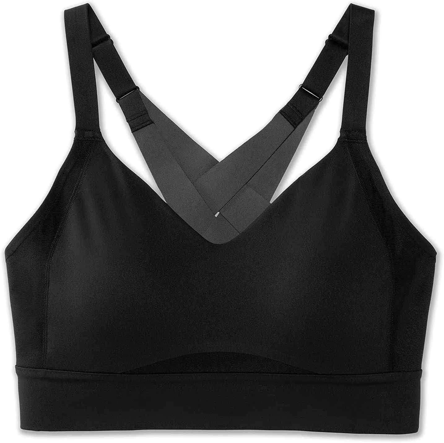 Brooks Women's Interlace Sports Bra for High Impact Running, Workouts & Sports with Maximum Support