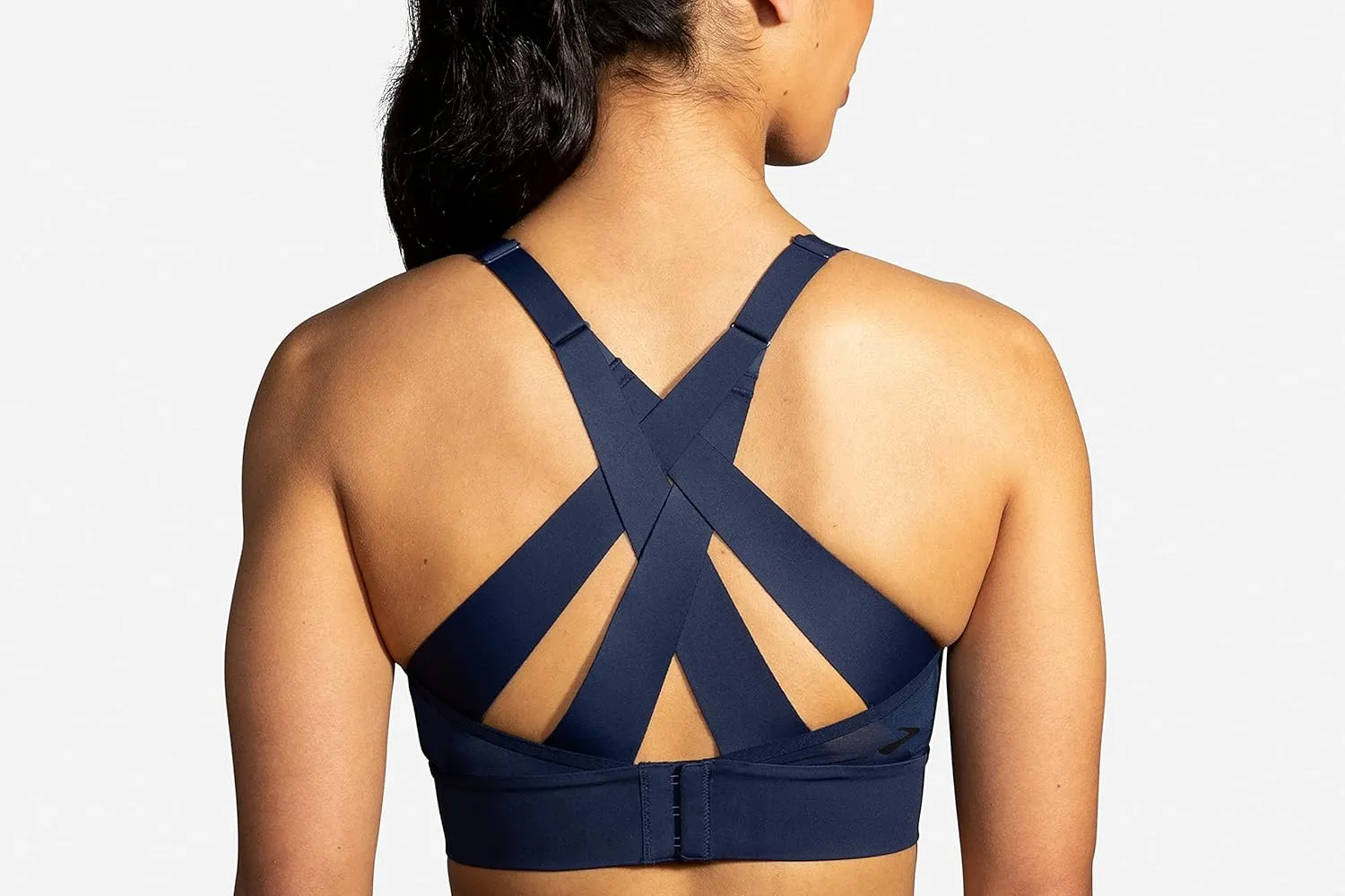 Brooks Women's Interlace Sports Bra for High Impact Running, Workouts & Sports with Maximum Support