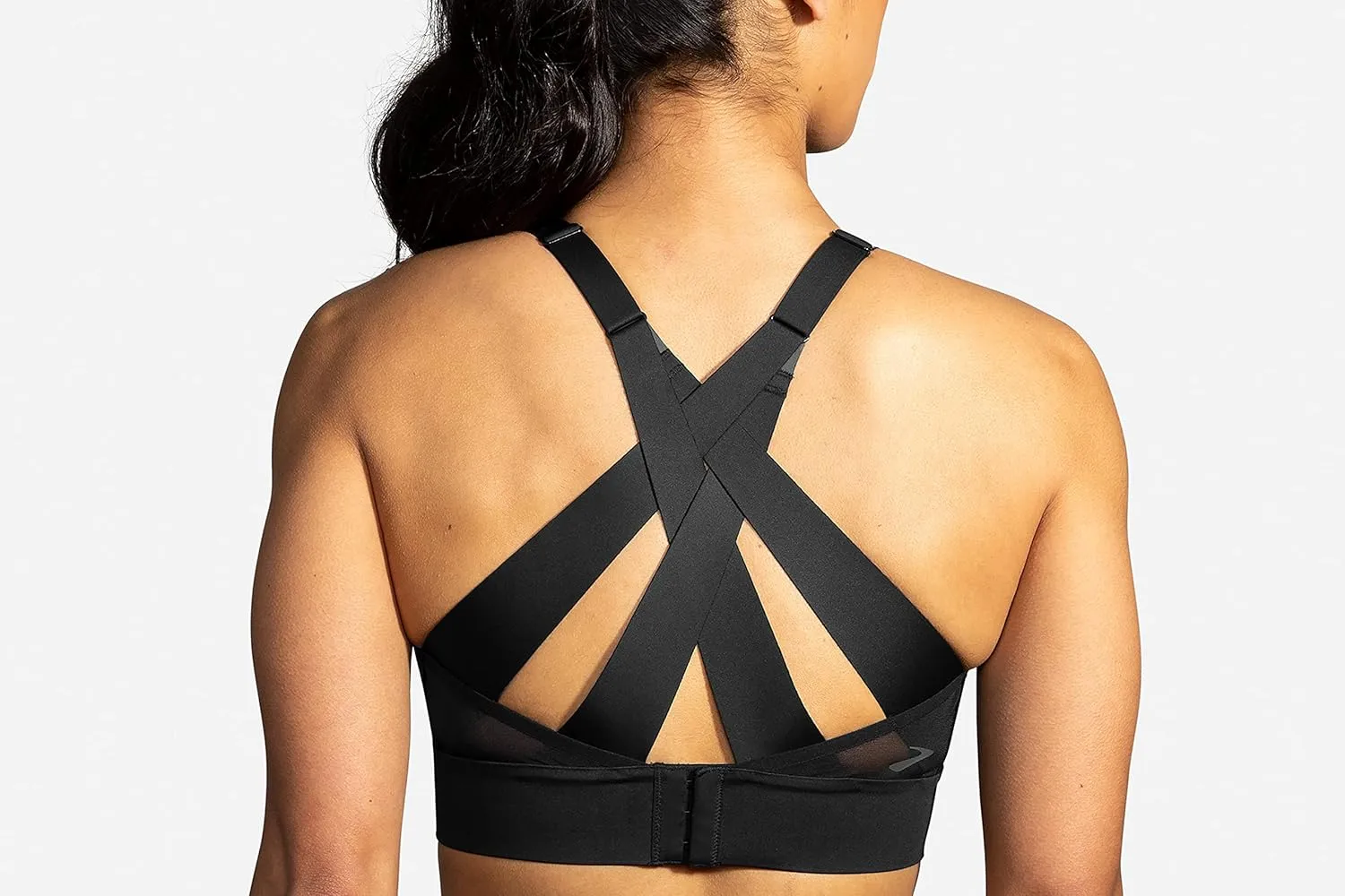 Brooks Women's Interlace Sports Bra for High Impact Running, Workouts & Sports with Maximum Support