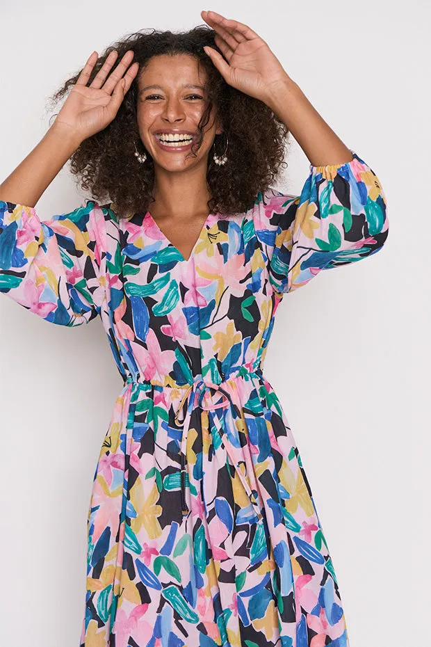 Carter Colour Block Garden Dress