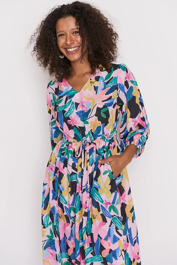 Carter Colour Block Garden Dress