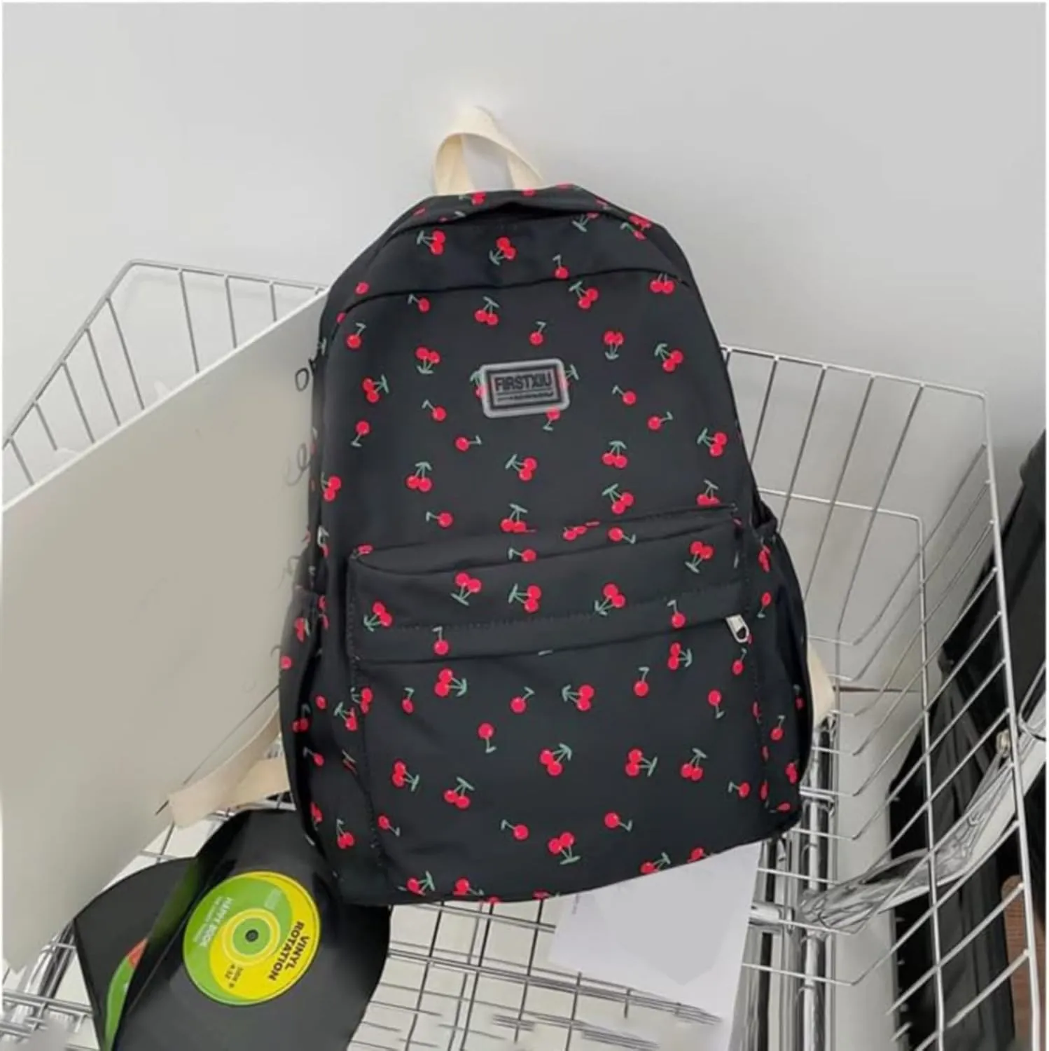 Cherry Aesthetic Backpack Laptop Travel Casual Backpack 3 Point Screwdriver
