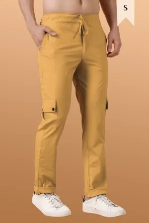 Dark Beige Stretch Cargo