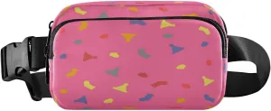 Fanny Packs for Women Men Colorful Sock Glove Hat Belt Bag Waist Pouch Packs Crossbody Bag Running Hiking Fanny Pack Gifts for Girls Boys