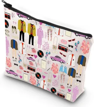 G2TUP Pretty Woman Cosmetic Bag Andie & Blane Fans Gift 80s Movie Lover Gift 80's Fashion Candles Movie Makeup Bag (I Just Want MG)