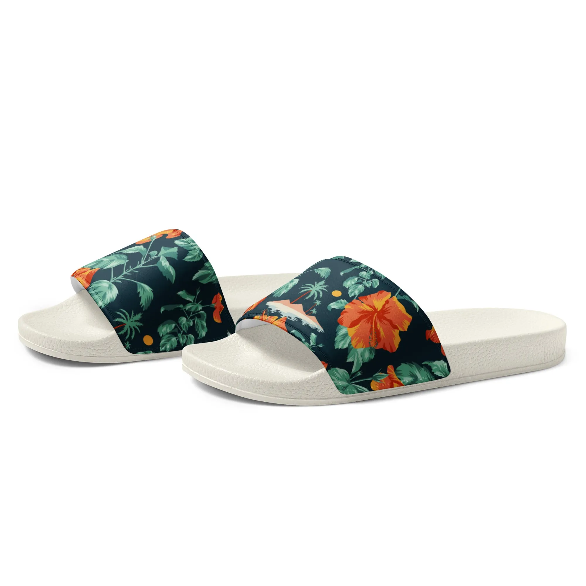Hawaiian Hibiscus Mens slides