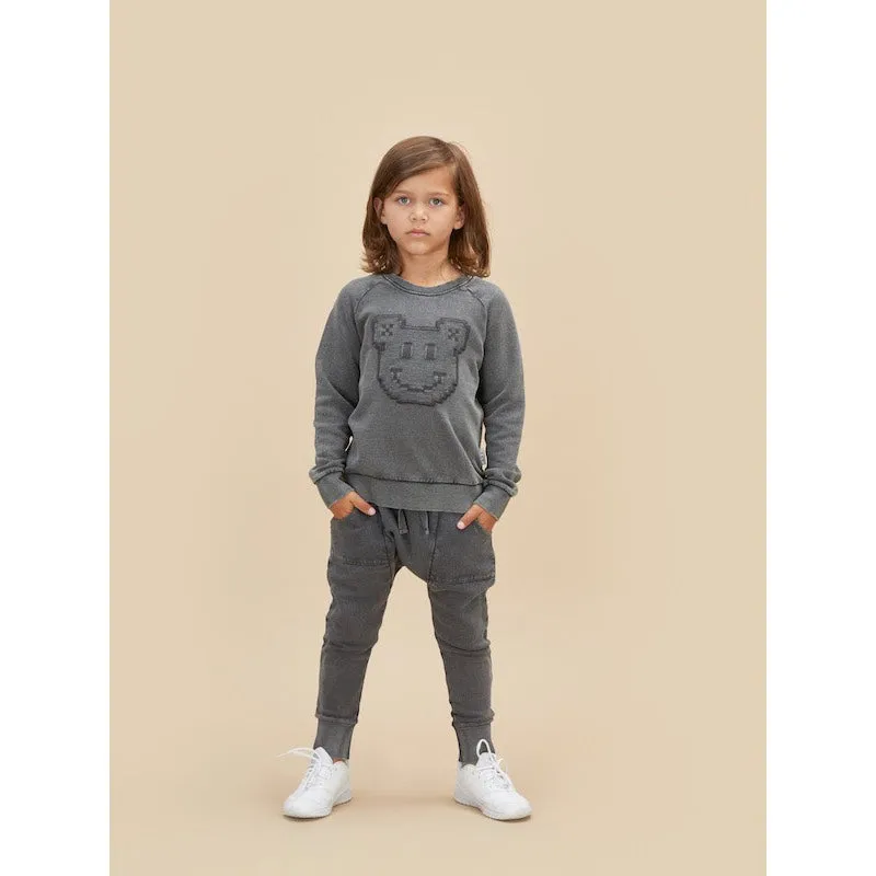Huxbaby Charcoal Pocket Drop Crotch Pant