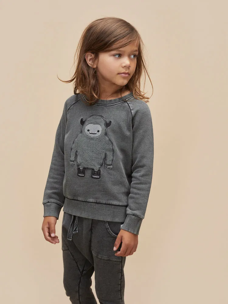 Huxbaby Charcoal Pocket Drop Crotch Pant