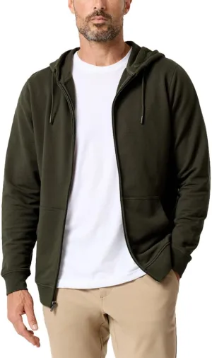 INTO THE AM Premium Zip Up Hoodies for Men S - 4XL Casual Lightweight Fitted Full Zip Sweatshirt