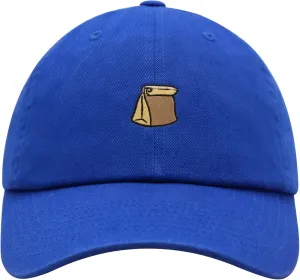 JPAK Paper Bag Premium Dad Hat Embroidered Cotton Baseball Cap Grocery