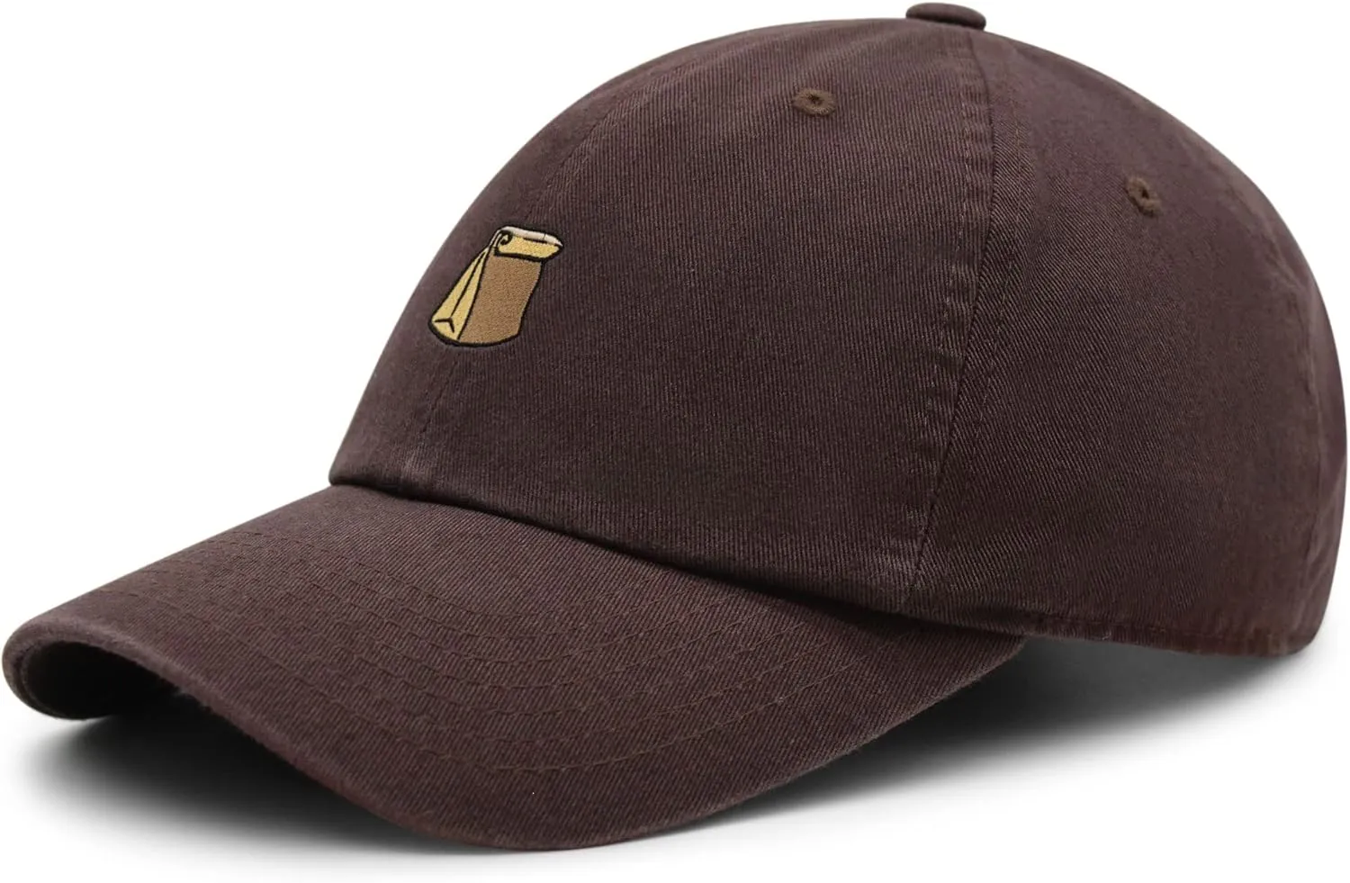 JPAK Paper Bag Premium Dad Hat Embroidered Cotton Baseball Cap Grocery