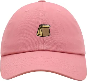 JPAK Paper Bag Premium Dad Hat Embroidered Cotton Baseball Cap Grocery