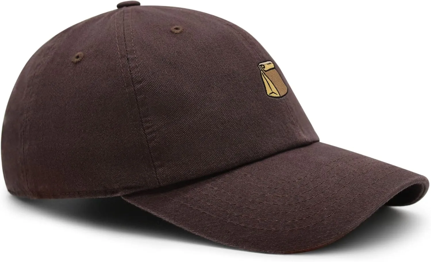 JPAK Paper Bag Premium Dad Hat Embroidered Cotton Baseball Cap Grocery