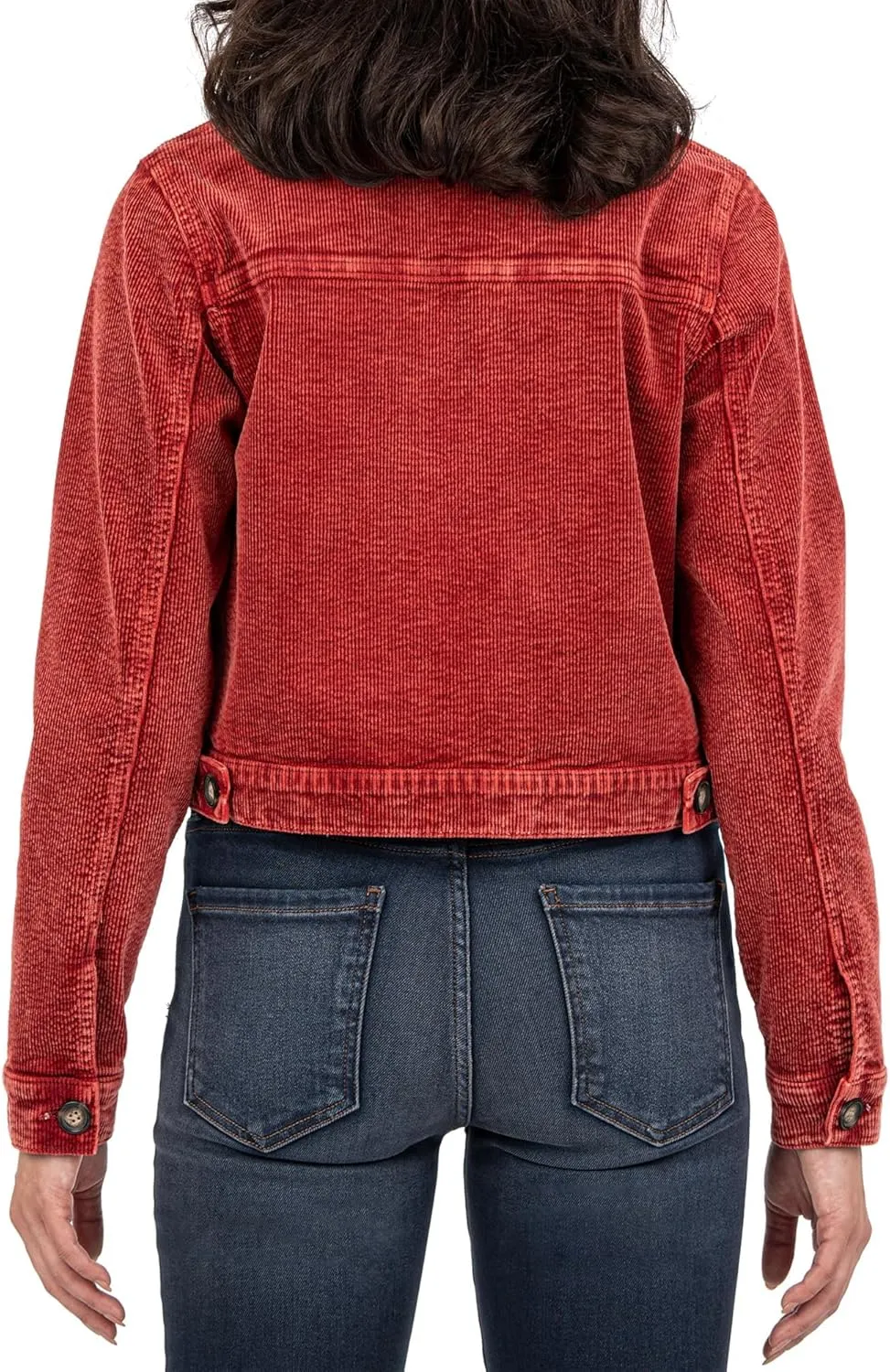 KUT from the Kloth Women's Julie Crop Jacket with Fit Shoulder-Regular Waistband
