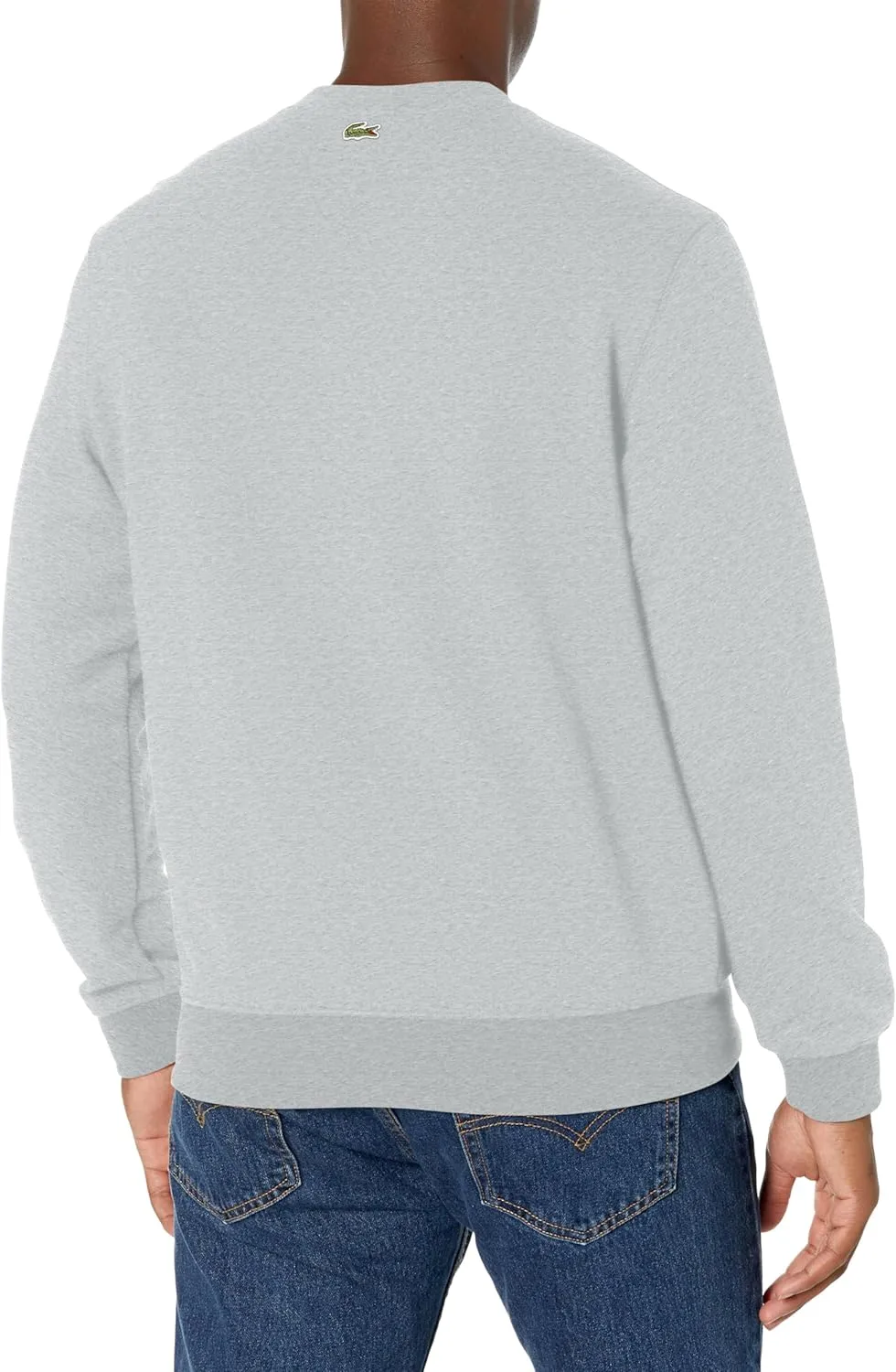 Lacoste Men's Minimal Croc Crew Neck Sweatshirt