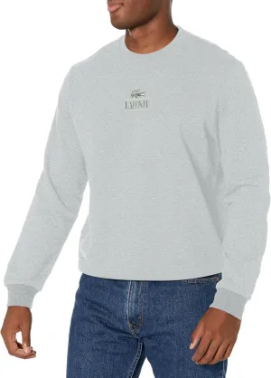 Lacoste Men's Minimal Croc Crew Neck Sweatshirt