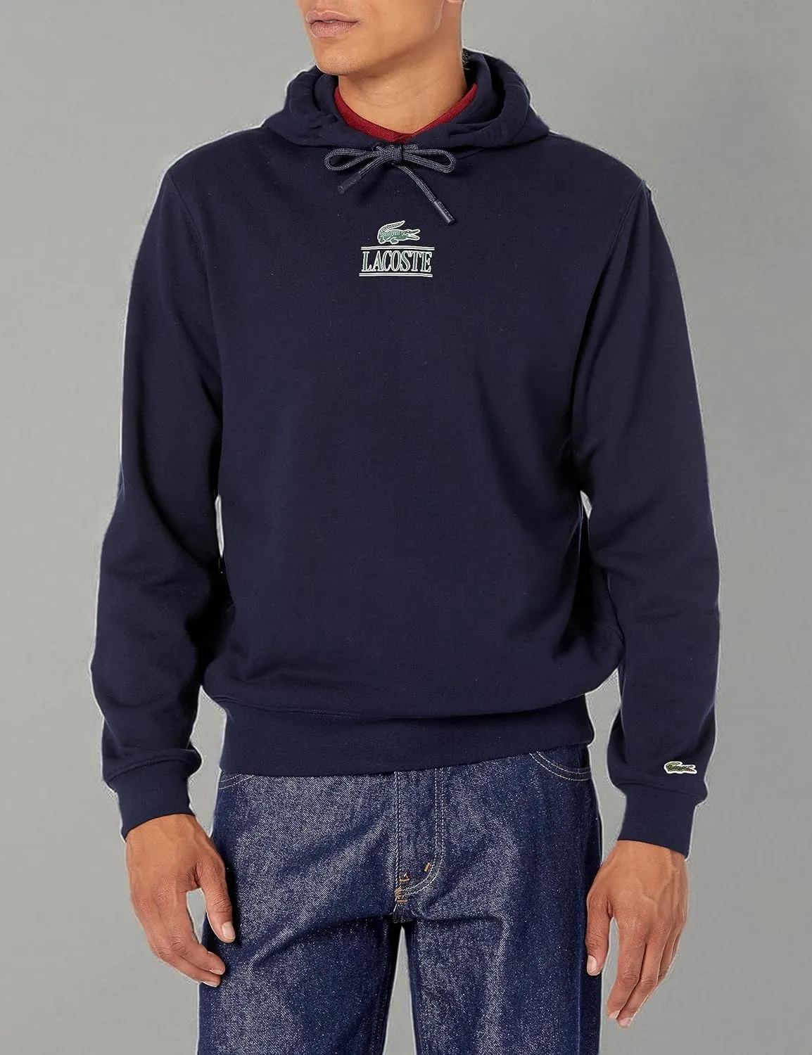 Lacoste Men's Minimal Croc Hooded Sweatshirt