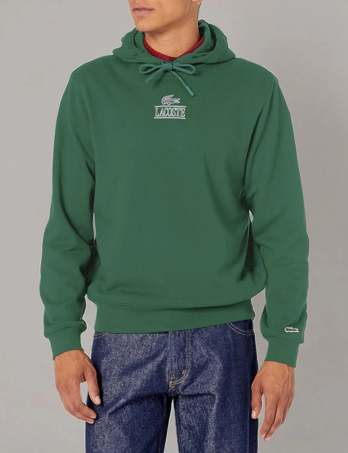 Lacoste Men's Minimal Croc Hooded Sweatshirt