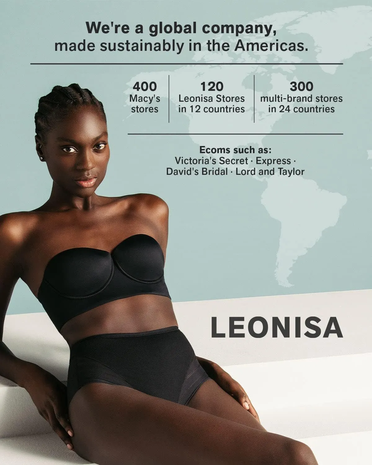 Leonisa Anti-Slip Strapless Wireless High Push Up Bra - Bras for Women