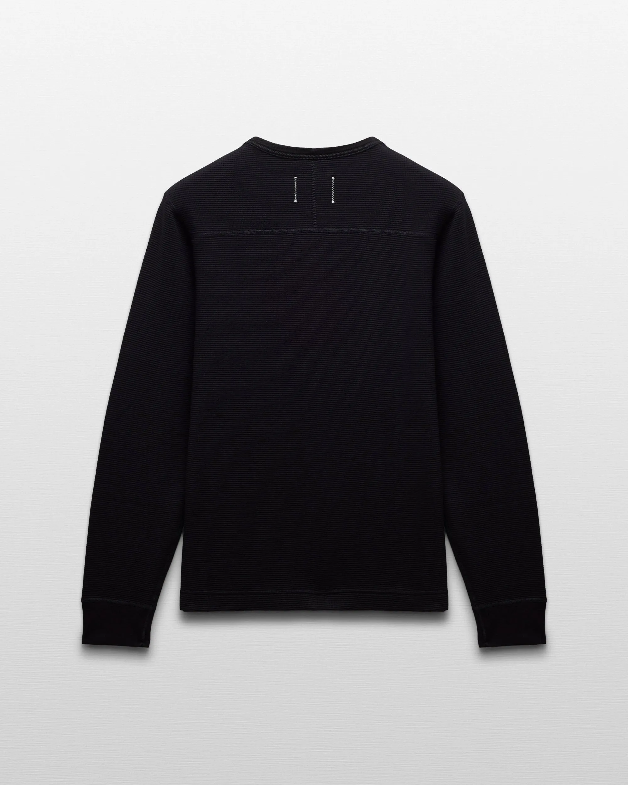 Lighweight Waffle Henley