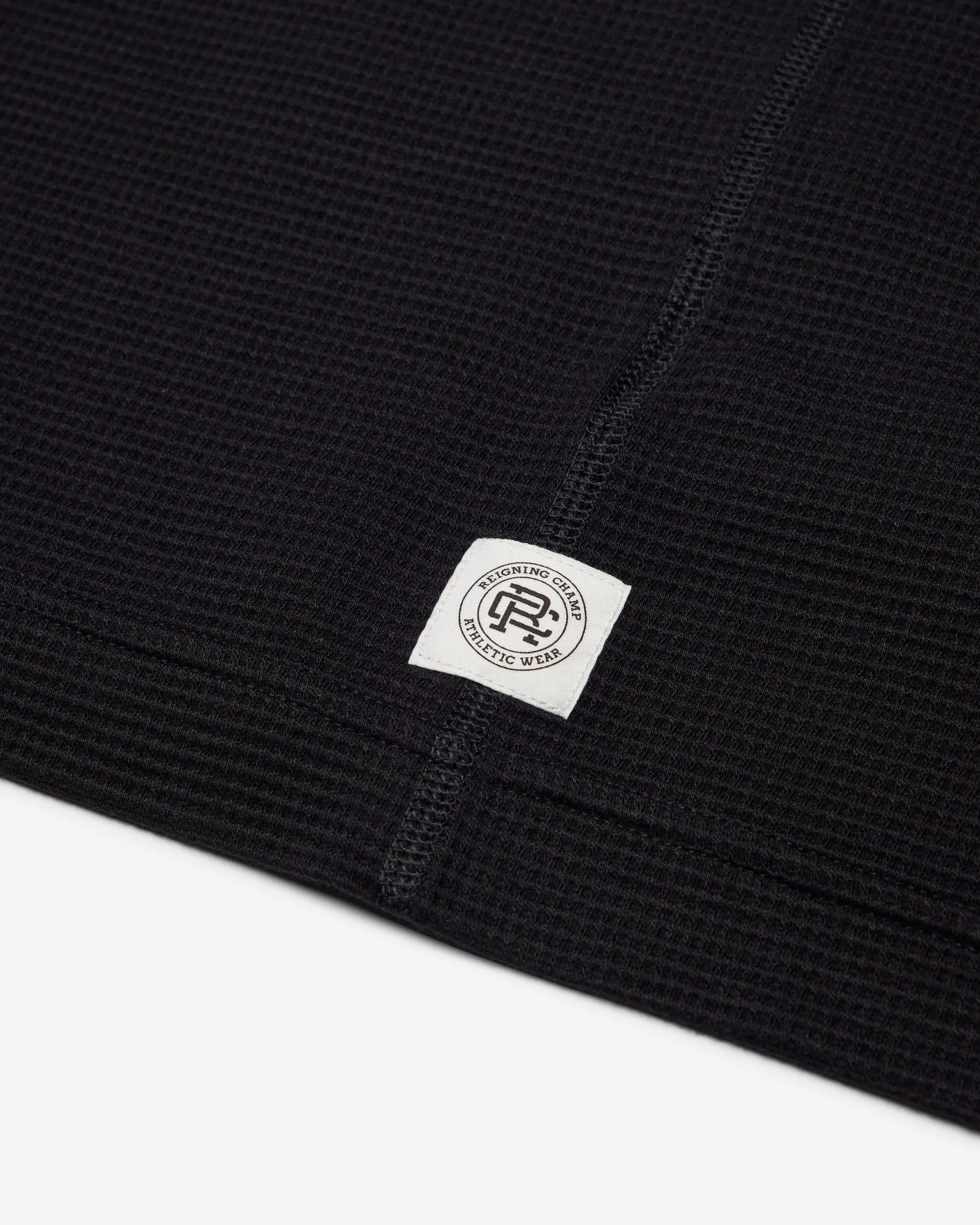 Lighweight Waffle Henley