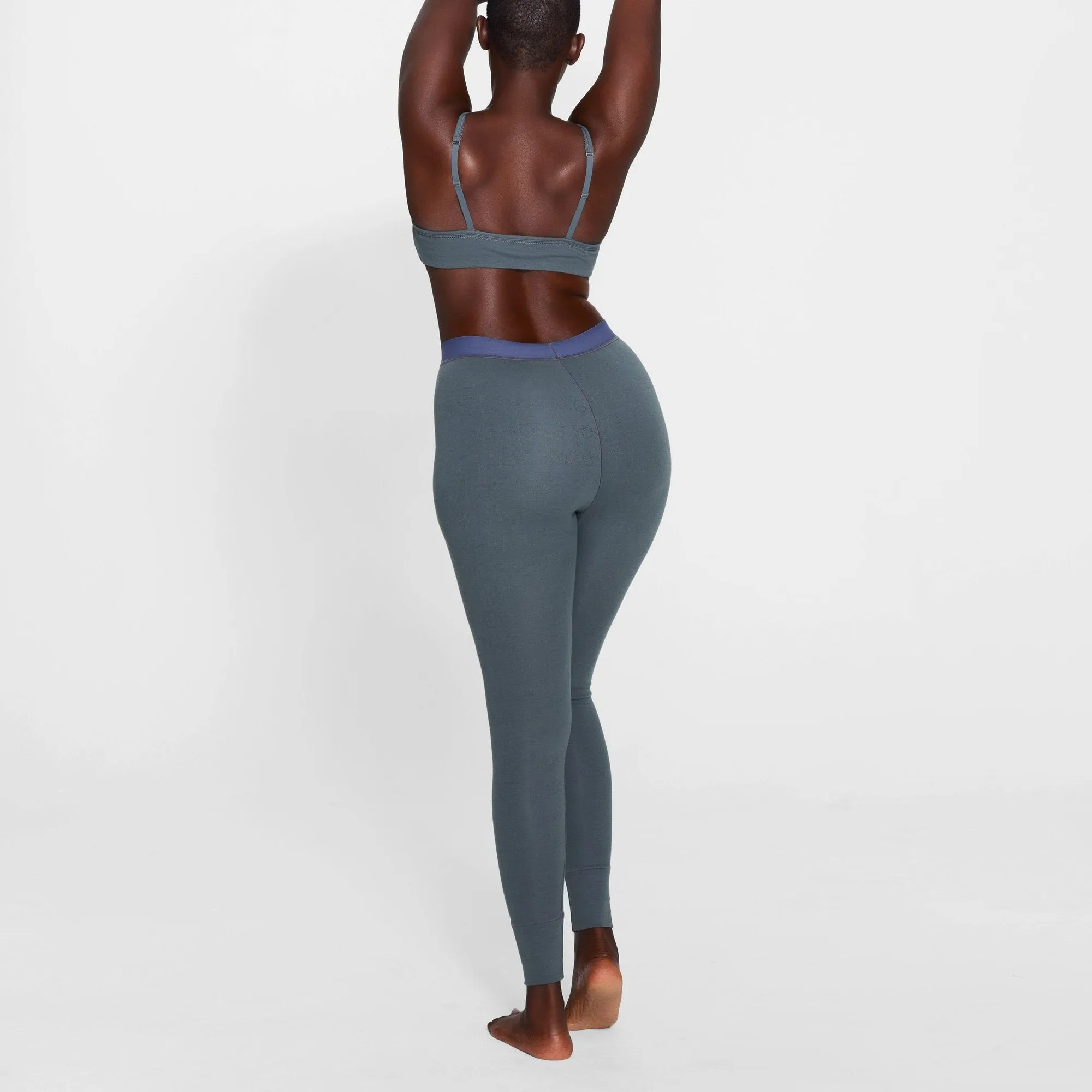 LOGO POINTELLE LEGGING | SLATE