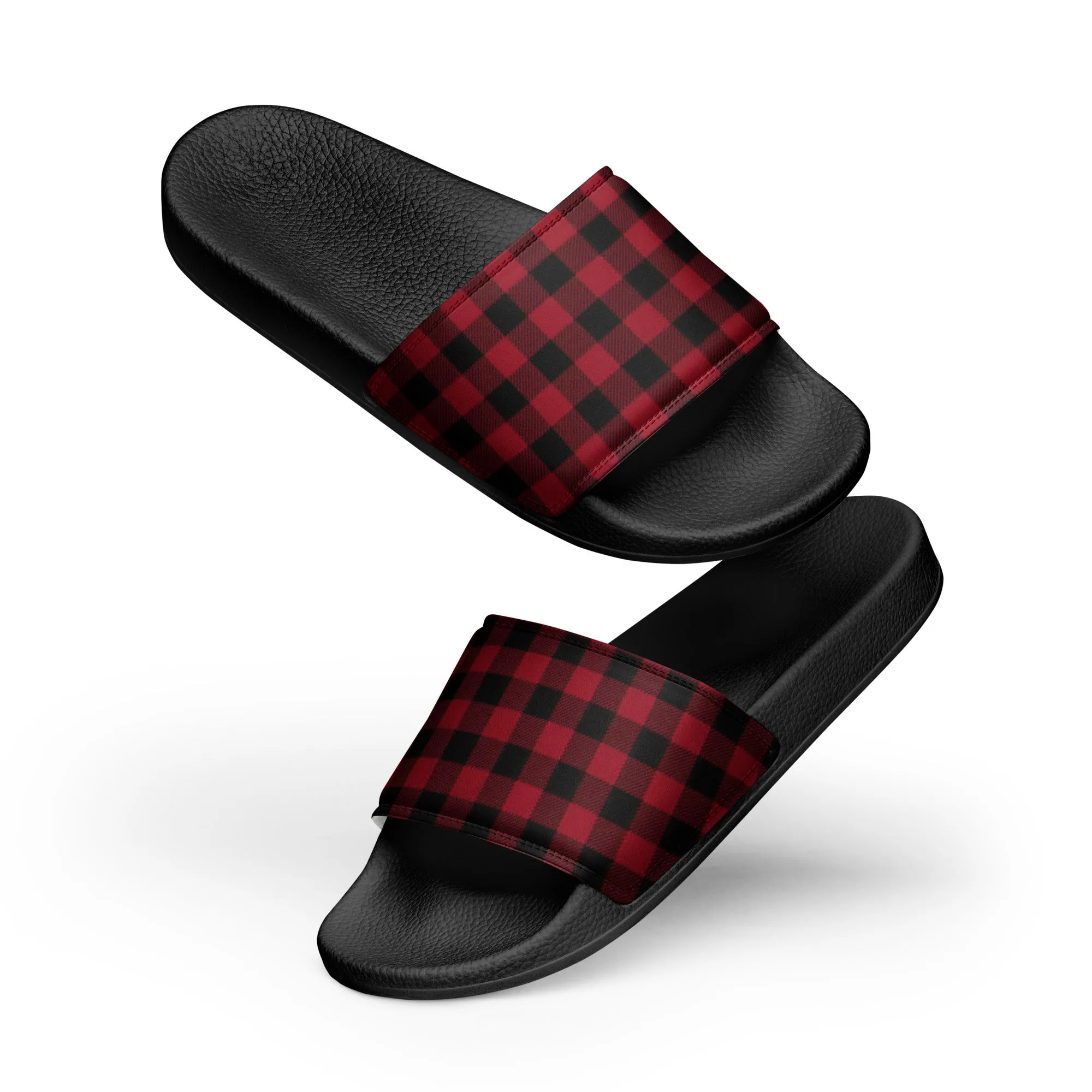 Lumberjack Flannel Mens slides