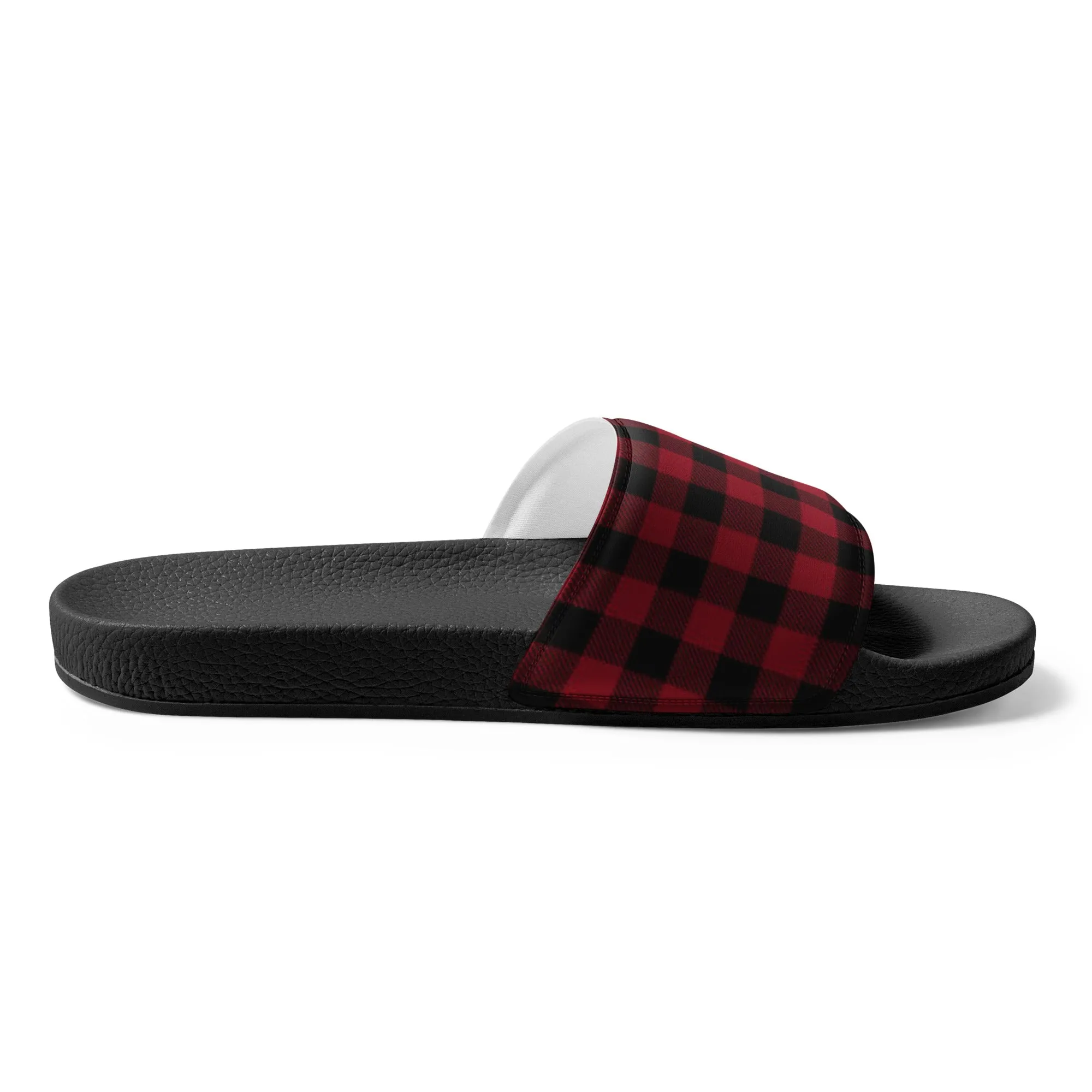 Lumberjack Flannel Mens slides