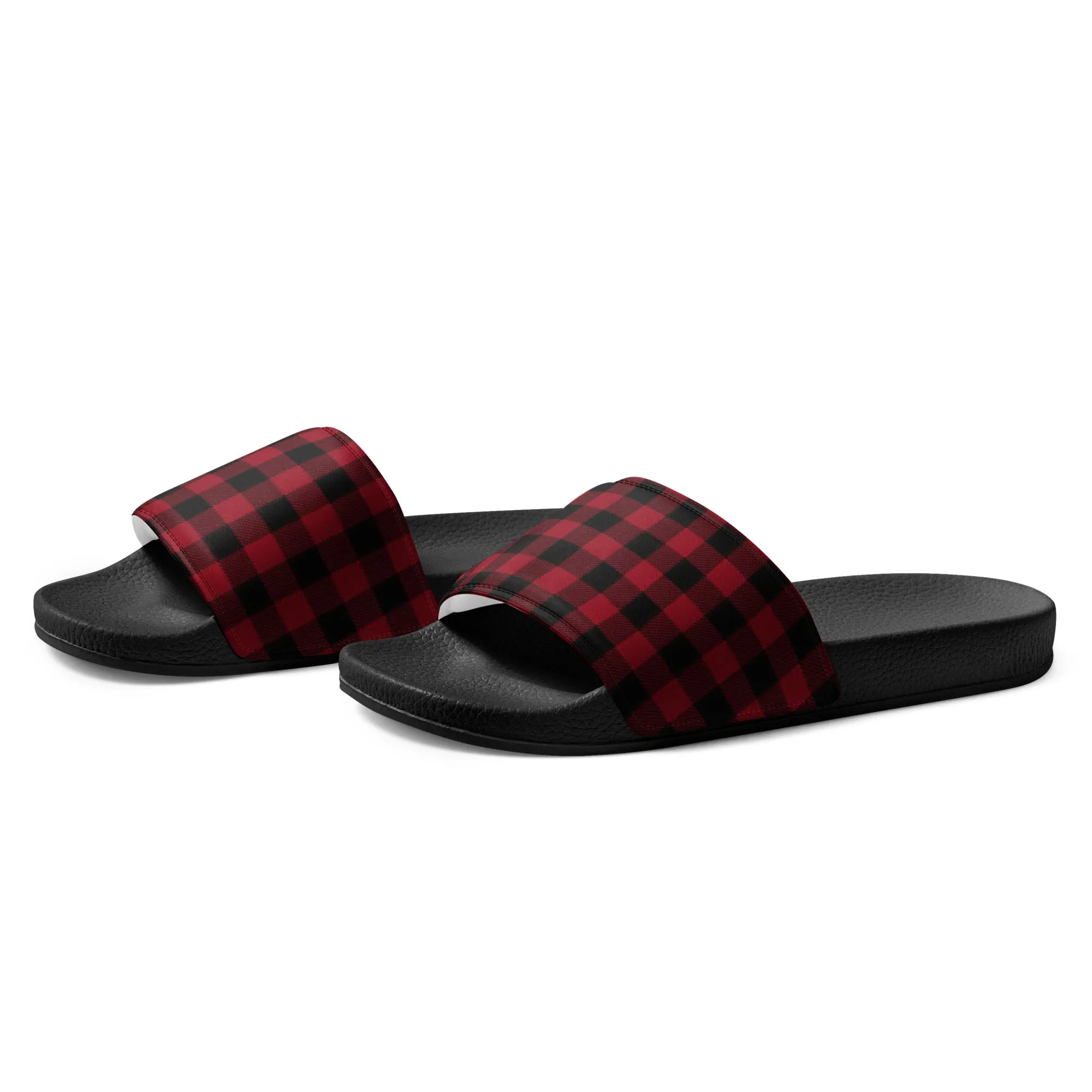Lumberjack Flannel Mens slides
