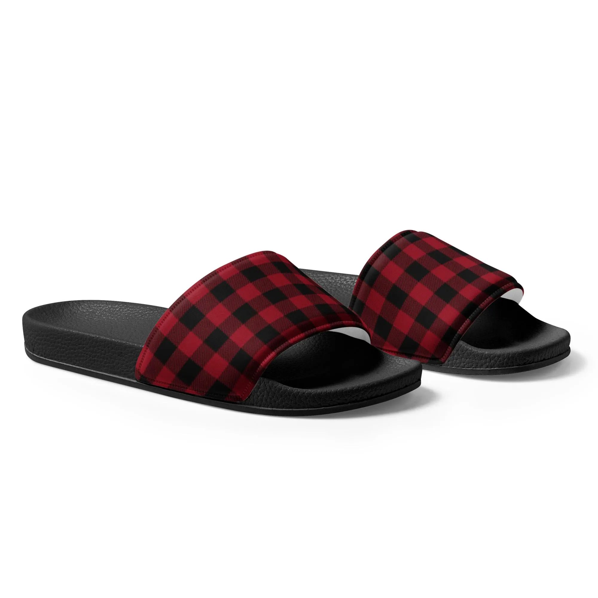 Lumberjack Flannel Mens slides