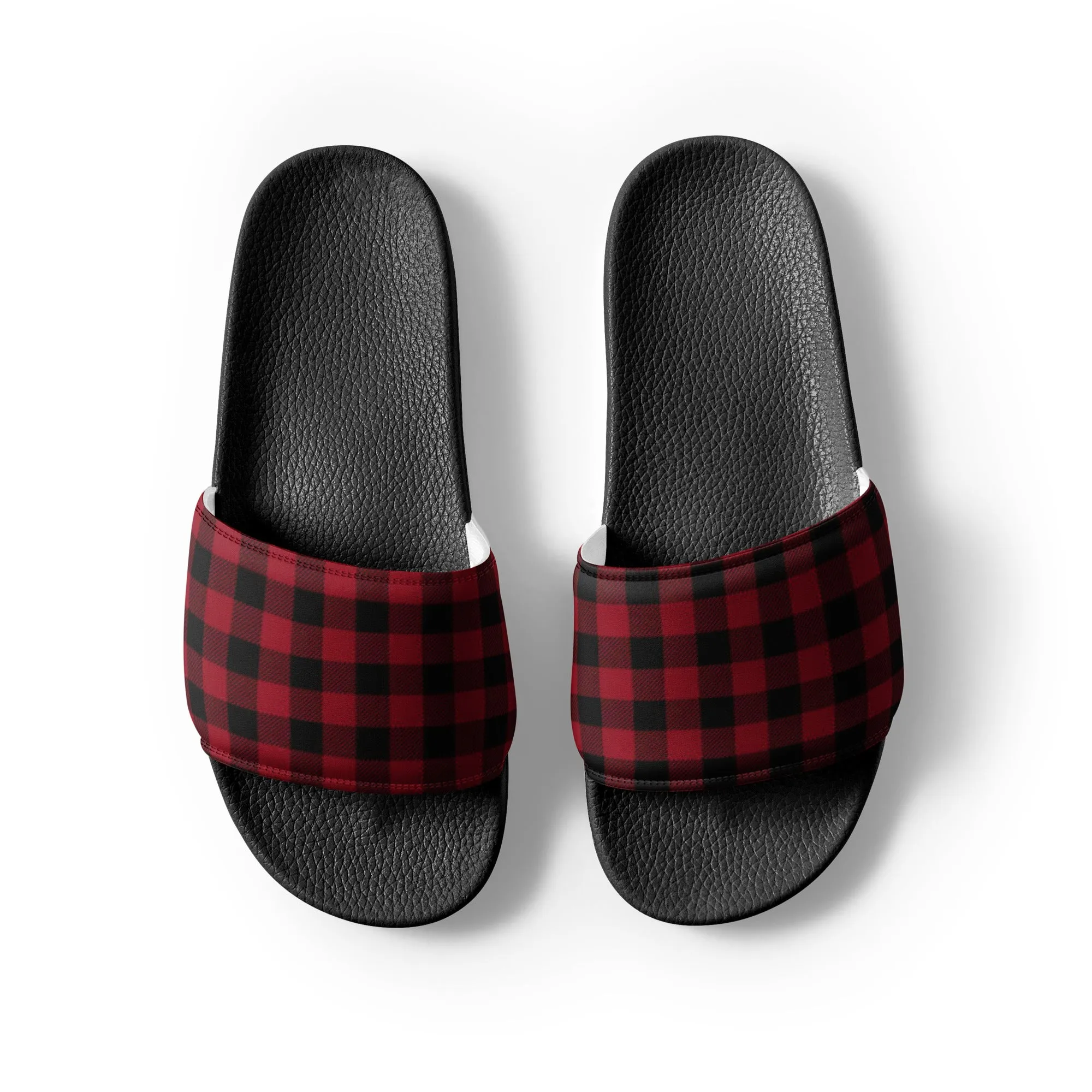 Lumberjack Flannel Mens slides