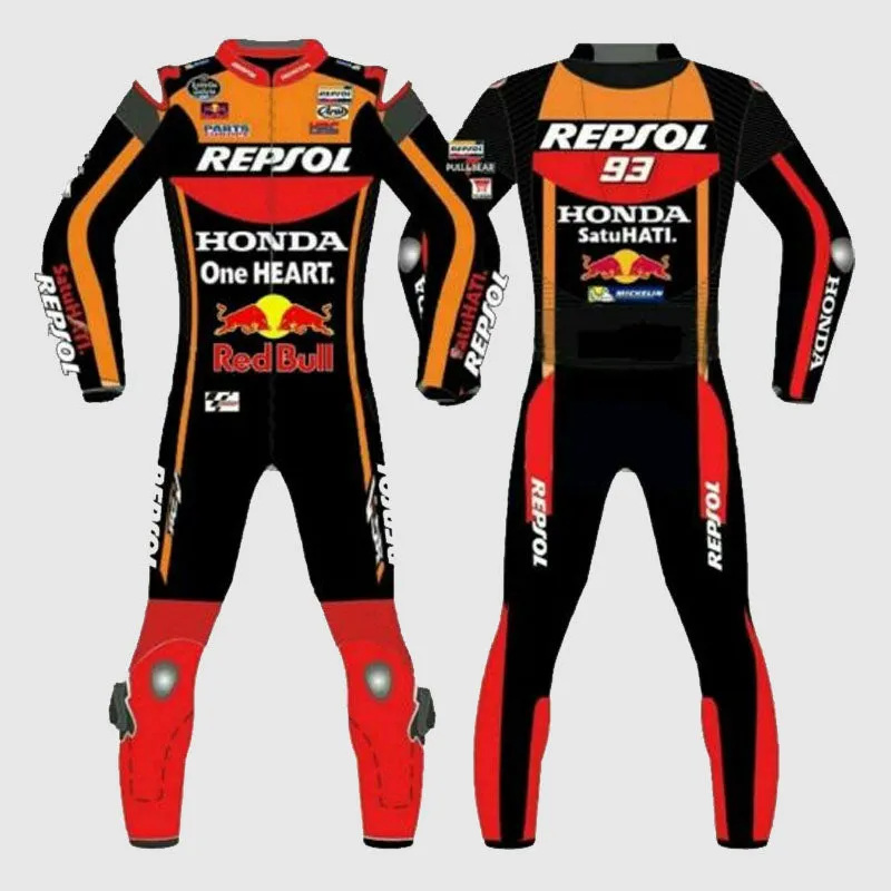 Mark Marquez 93 Motocycle Leather Riding Suits MotoGP Motorbike Racing Sports