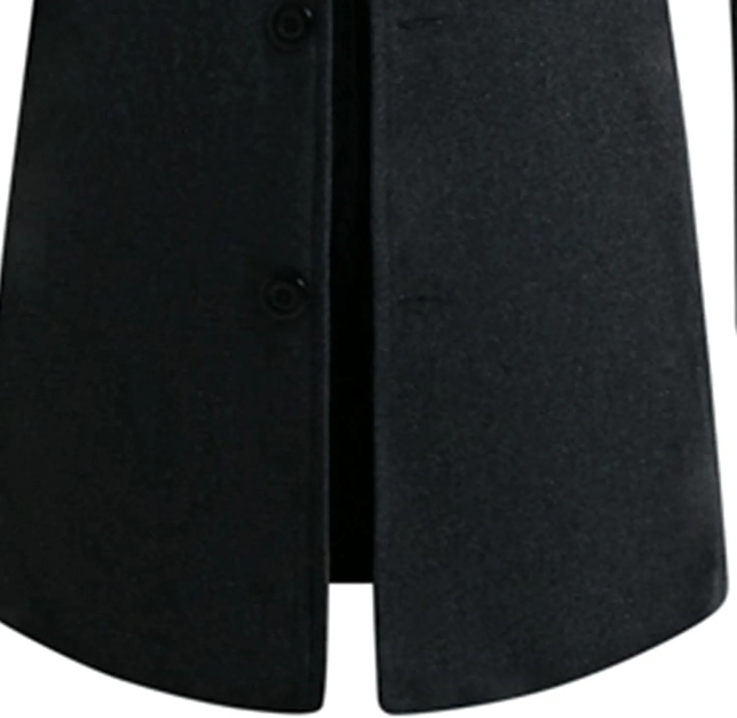 Men Luxury Winter Coats Business Casual Windproof Pea Coat Dressy Work Trench Coat Winter Thick Long Jacket Outwear