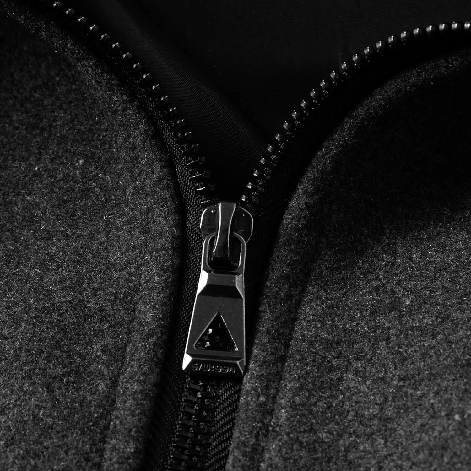 Men's Autumn And Winter Coat Double- Woolen Coat Thickened Mid-length Woolen Zipper Trench Coat Anorak Mens Anoraks