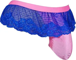 Men'S Pouch Briefs Panties Men'S Lace Thong G-String Bikini Cheeky Hot Underwear For Men