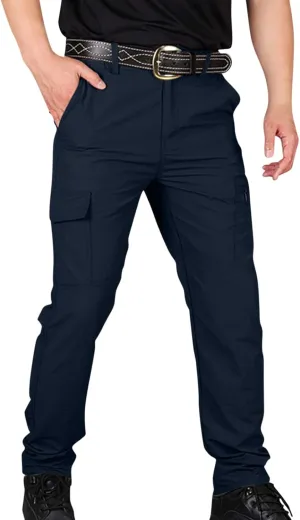 Men's Work Pants Construction Tactic Hiking Waterproof Mencomfy Cargo Pants Carpenter Trousers with Pockets
