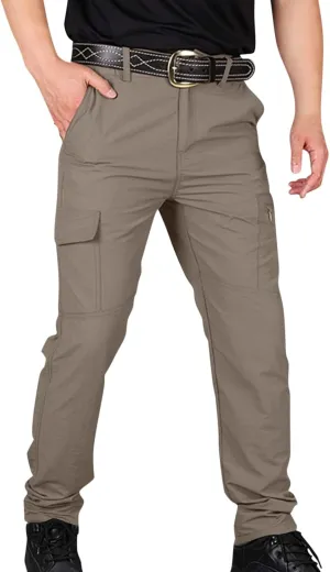 Men's Work Pants Construction Tactic Hiking Waterproof Mencomfy Cargo Pants Carpenter Trousers with Pockets