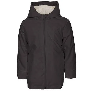 Midnight Sherpa Lined Rain Coat