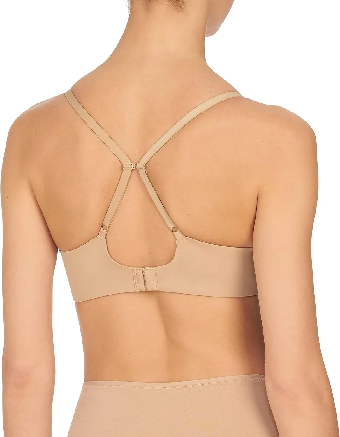 Natori Women's Minimal Convertible Push-up (Black, 32B)