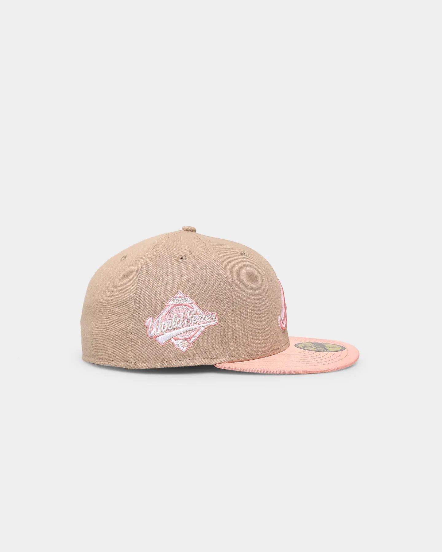 New Era Atlanta Braves 'Tumbleweed Sundae' 59FIFTY Fitted Khaki/Pink
